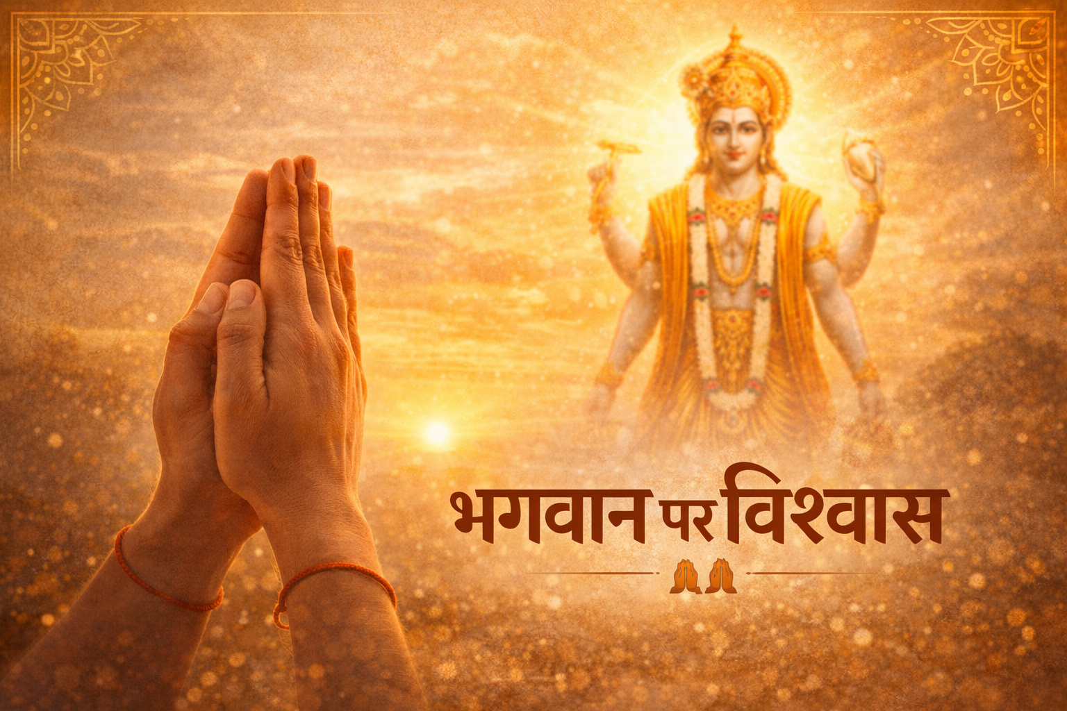 Read more about the article ईश्वर पर विश्वास🙏( कैसे जीवन को बदल कर रख देता है )🙏