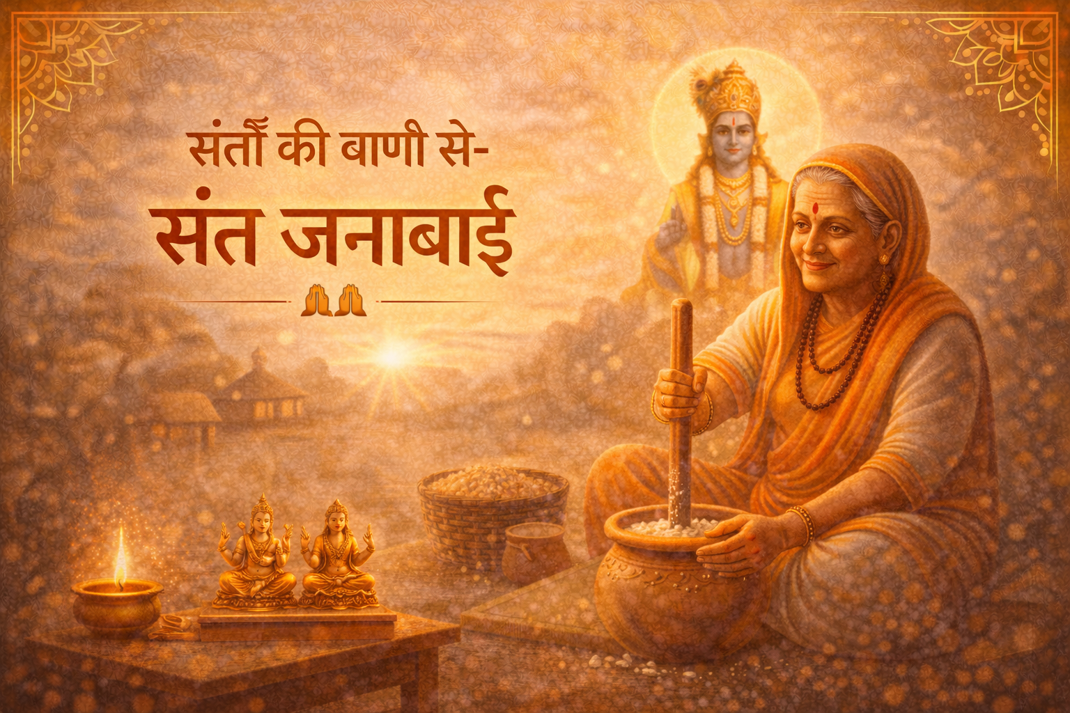 Read more about the article संतों की वाणी से- संत जनाबाई की भक्ति मय भाव भरी कथा